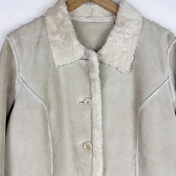 Westbound Vintage Suede Faux Fur Lined Jacket - Picture 2 of 8